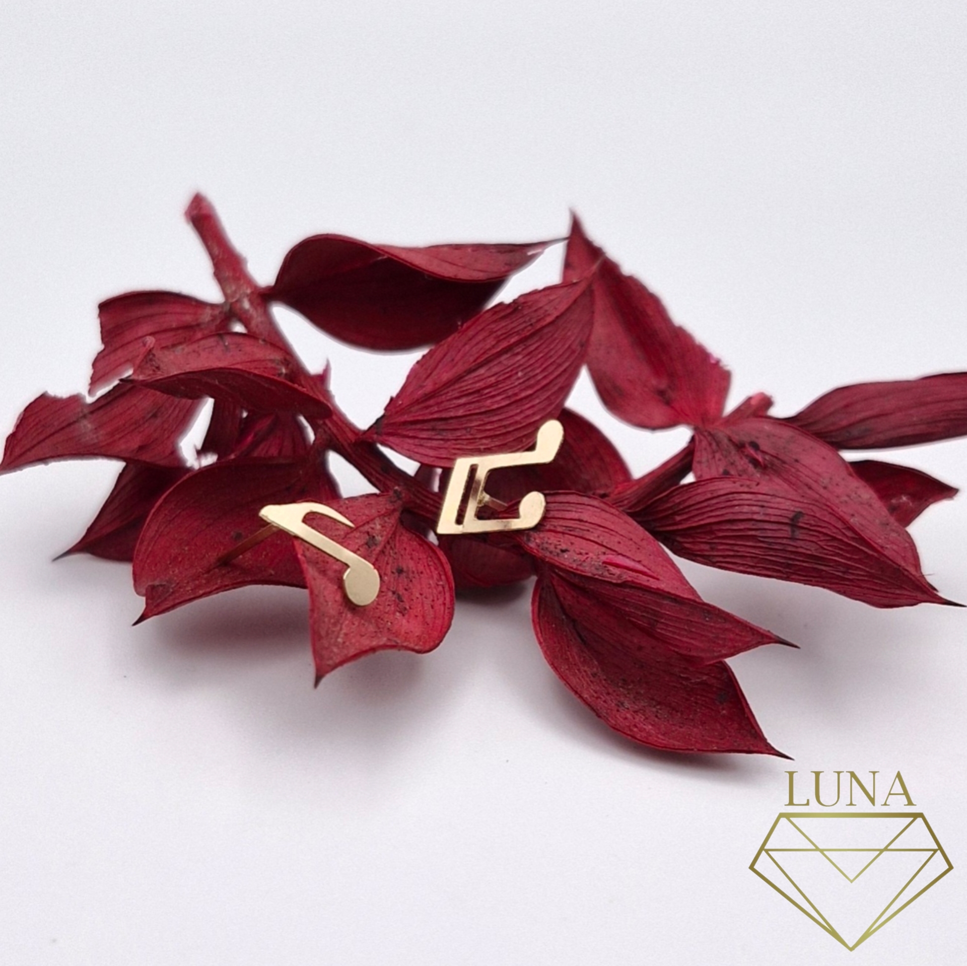 گوشواره میخی طرح ملودی