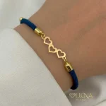 دستبند مارشال سه قلب