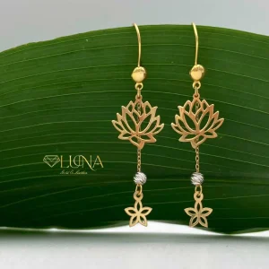 گوشواره آویز طلا